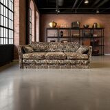 Vintage three-seater folding sofa bed