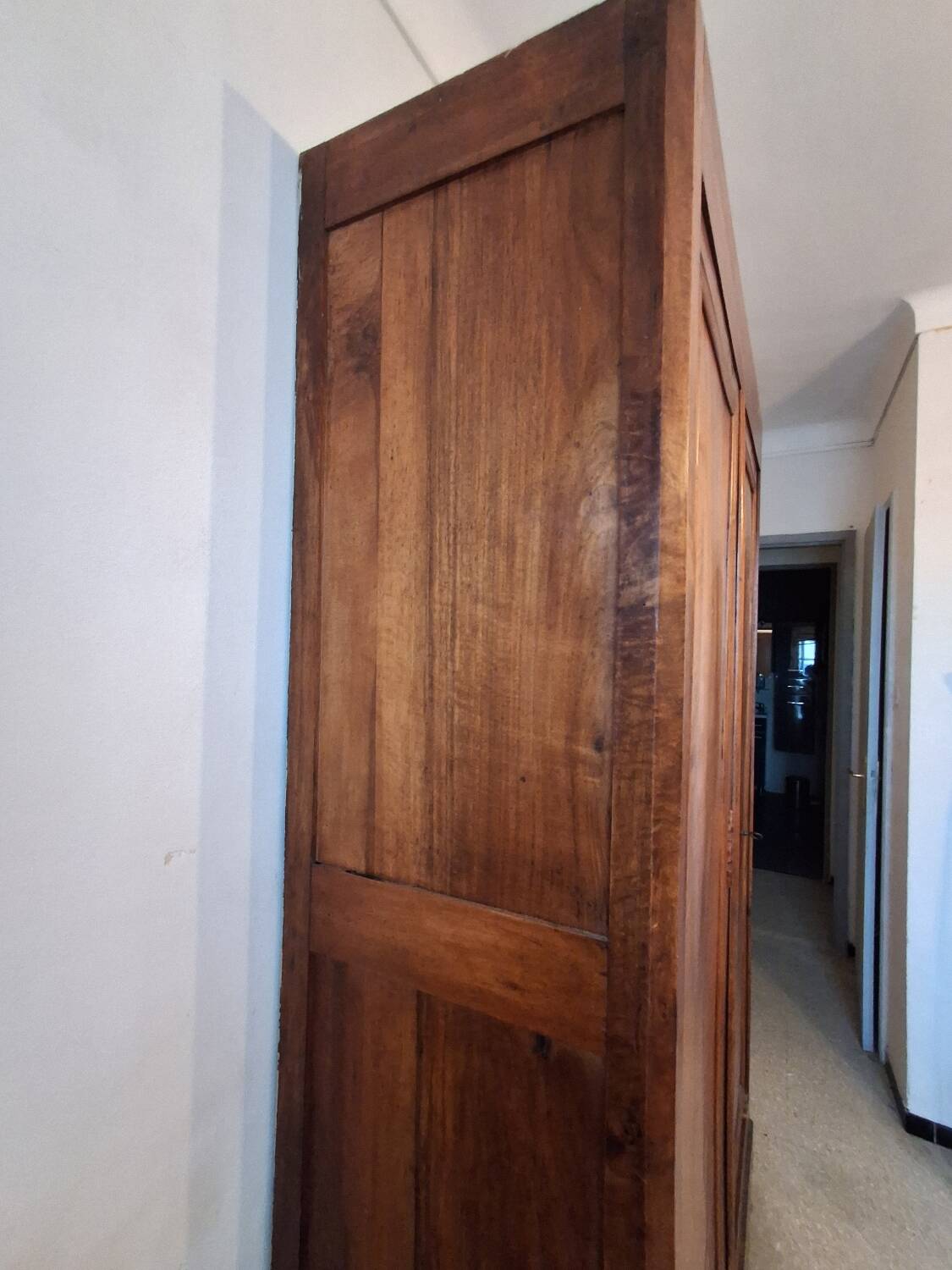 Antique walnut wardrobe