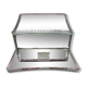 Vintage bevelled antique glass-mirror jewelry box