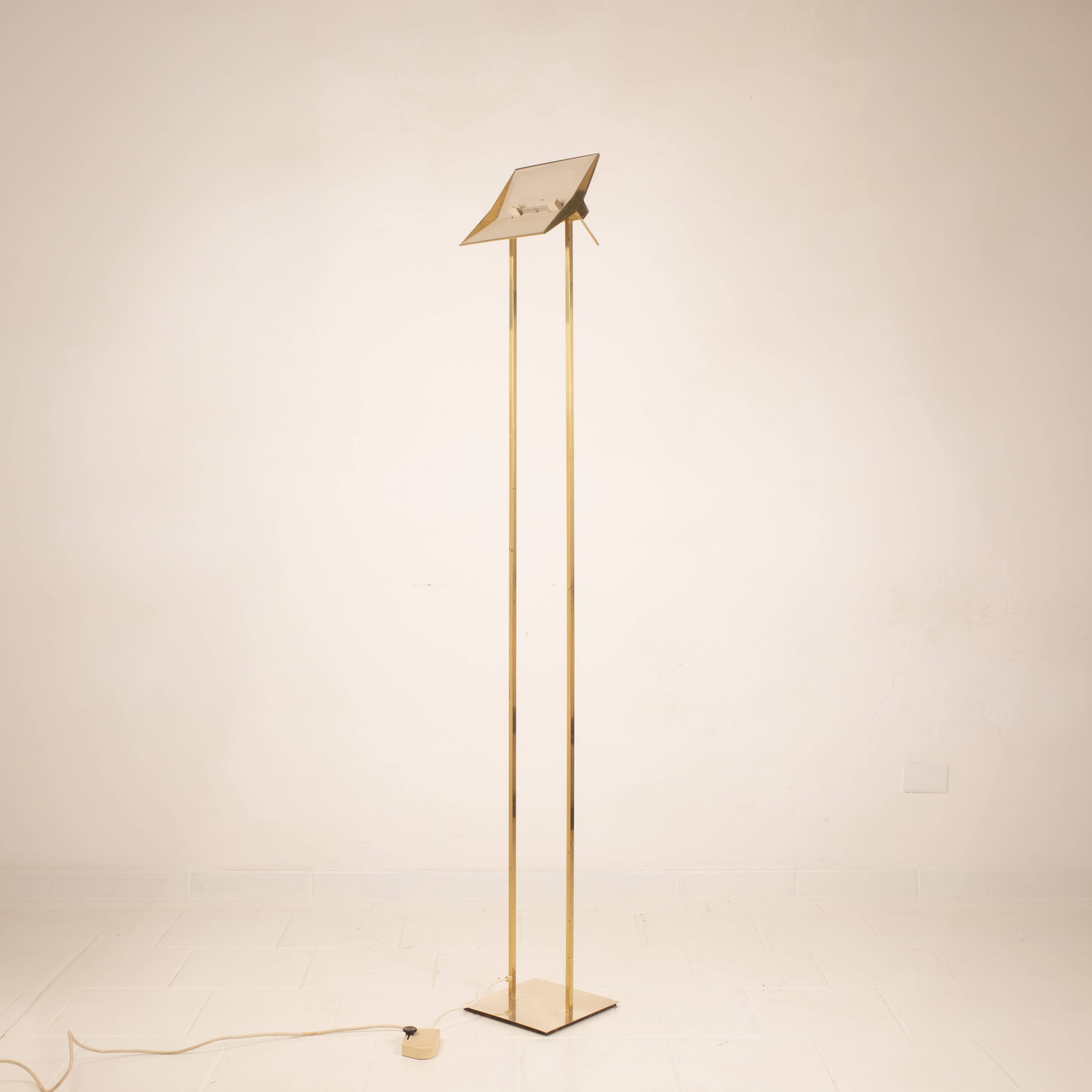 Concord Solid Brass Floor Lamp by Marco Zotta