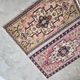 Lot de 2 tapis turcs vintage faits main