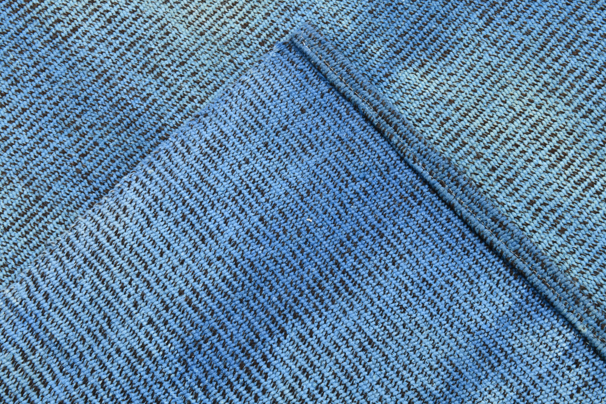 Blue vintage rug 209x294cm