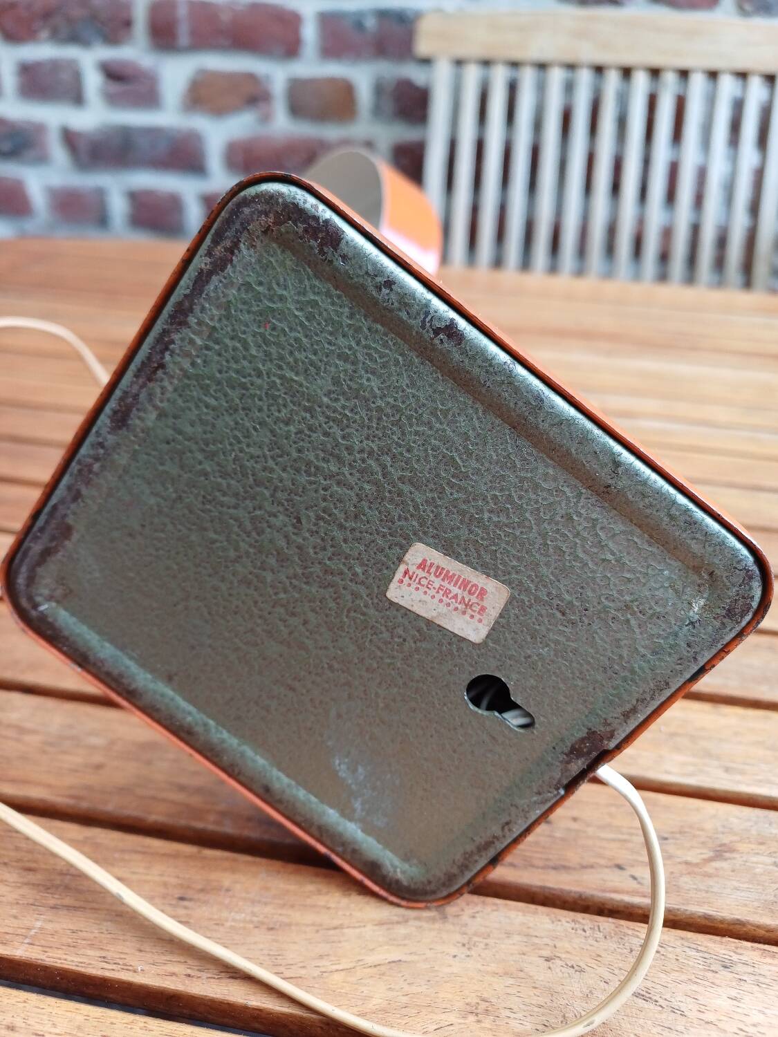 70's orange desk lamp