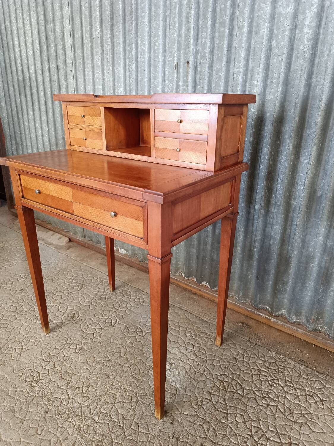 Secretary - writing desk - small solid wood desk