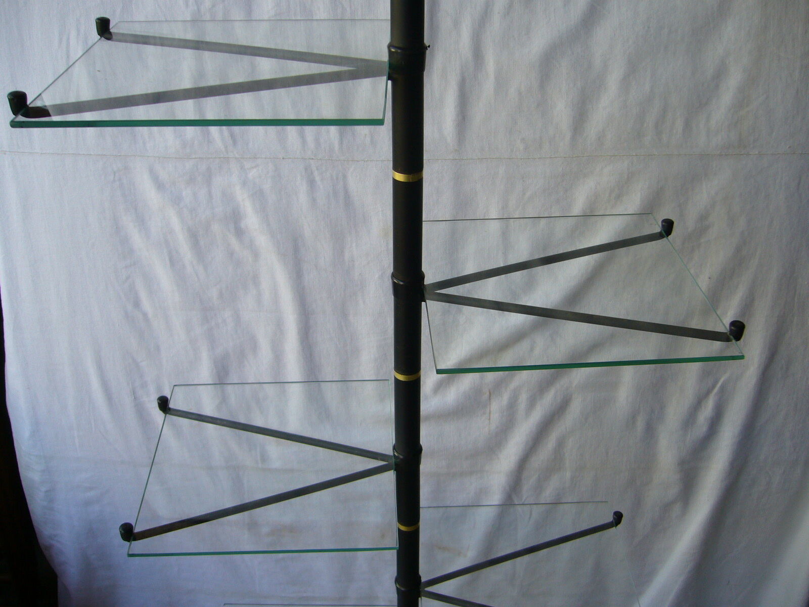 Metal and glass display