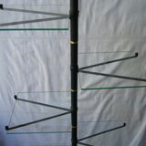 Metal and glass display