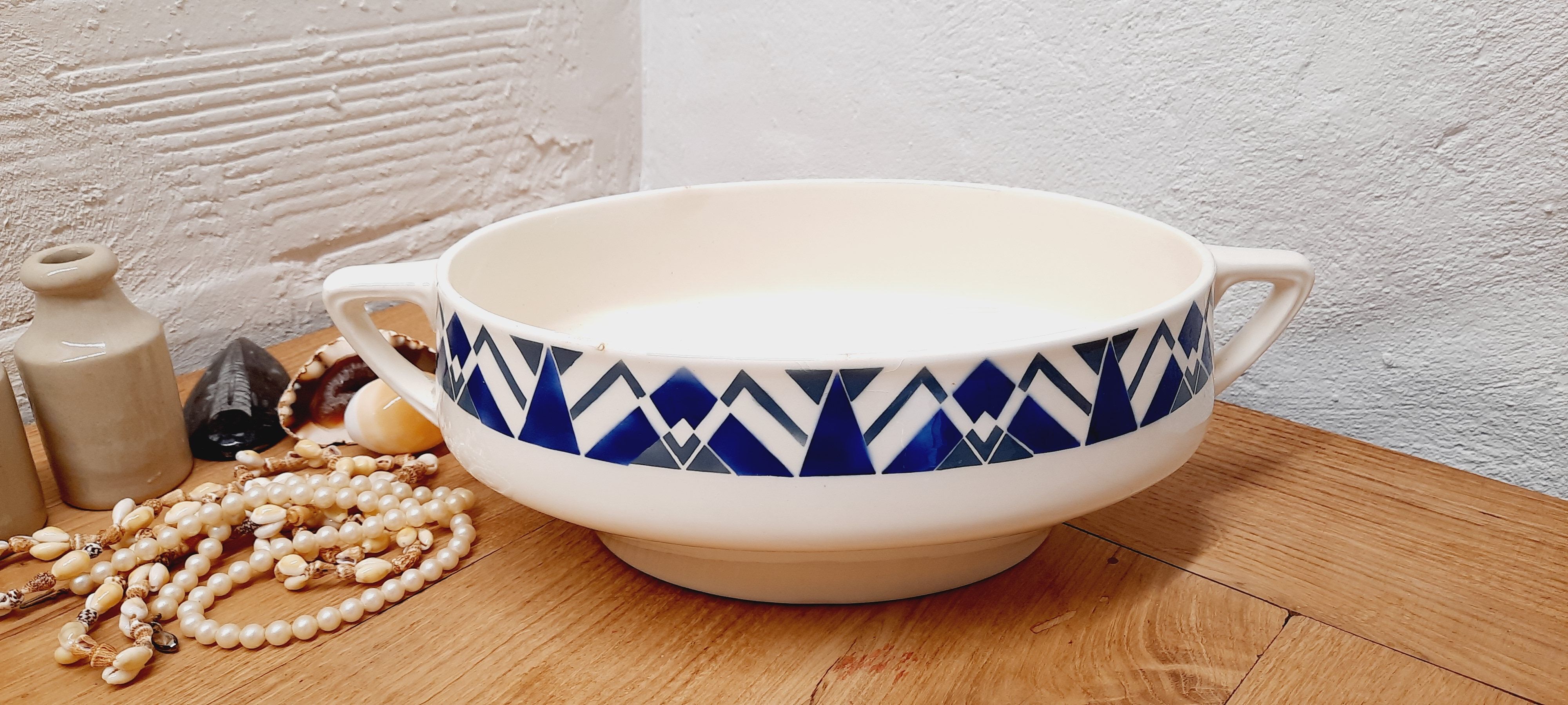 Art Deco Salad Bowl Badonviller