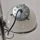 Italian Chrome Lamp with Three Opaline Glass Globes – 1970s