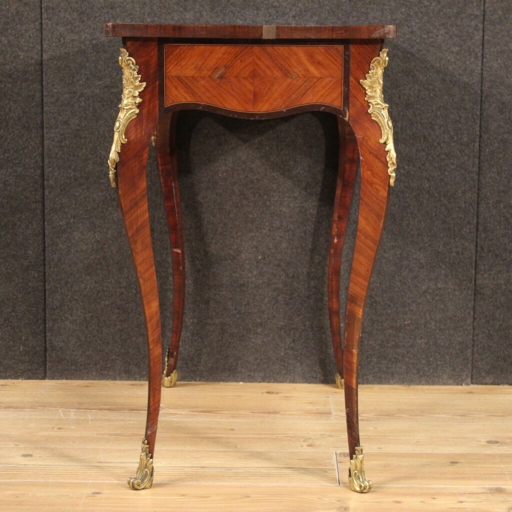 Writing desk in inlaid wood
