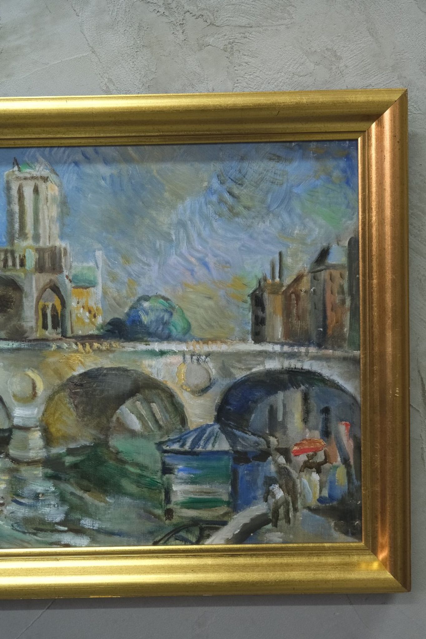 Jules Schyl (1893-1977), Swedish Modern Painting, 1960s, Oil on Canvas, Framed