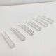 Suite of 6 knife holders in crystal relief gridded