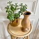 Vase en bois tourné mat