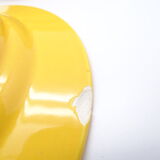 Set of 2 yellow ceramic plates