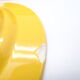 Set of 2 yellow ceramic plates