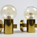 Wall lamps by H. A. Jakobsson, Sweden, 1960s