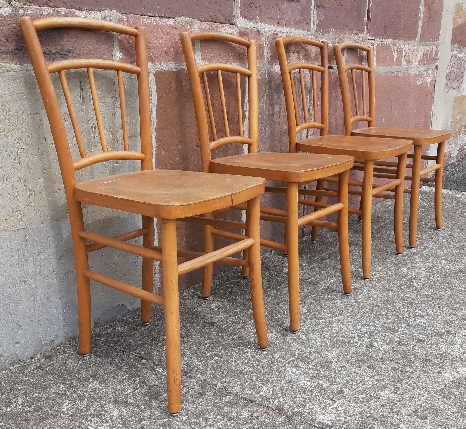 Chaises bistrot (Lot de 4 chaises)