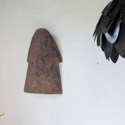 "Glagwa" shield embossed metal Cameroon 20th century