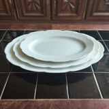 3 serving dishes in Rosenthal white porcelain - Art Deco