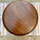 Vintage stool with turned wooden legs
