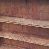 Old glass wall shelf