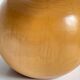 Solid wood ball lamp from the 70s