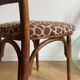 Chaise bistrot baumann bois et assise tissus