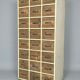 Vintage Industrial Wooden Filling Cabinet, 1940's