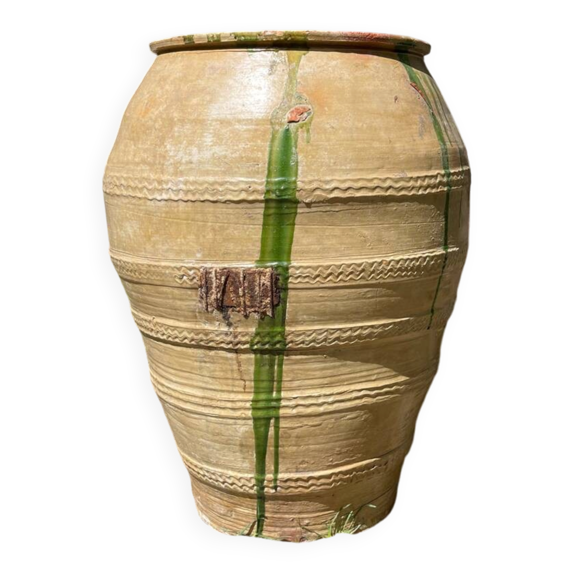 Terracotta jar pottery from the 1880s.