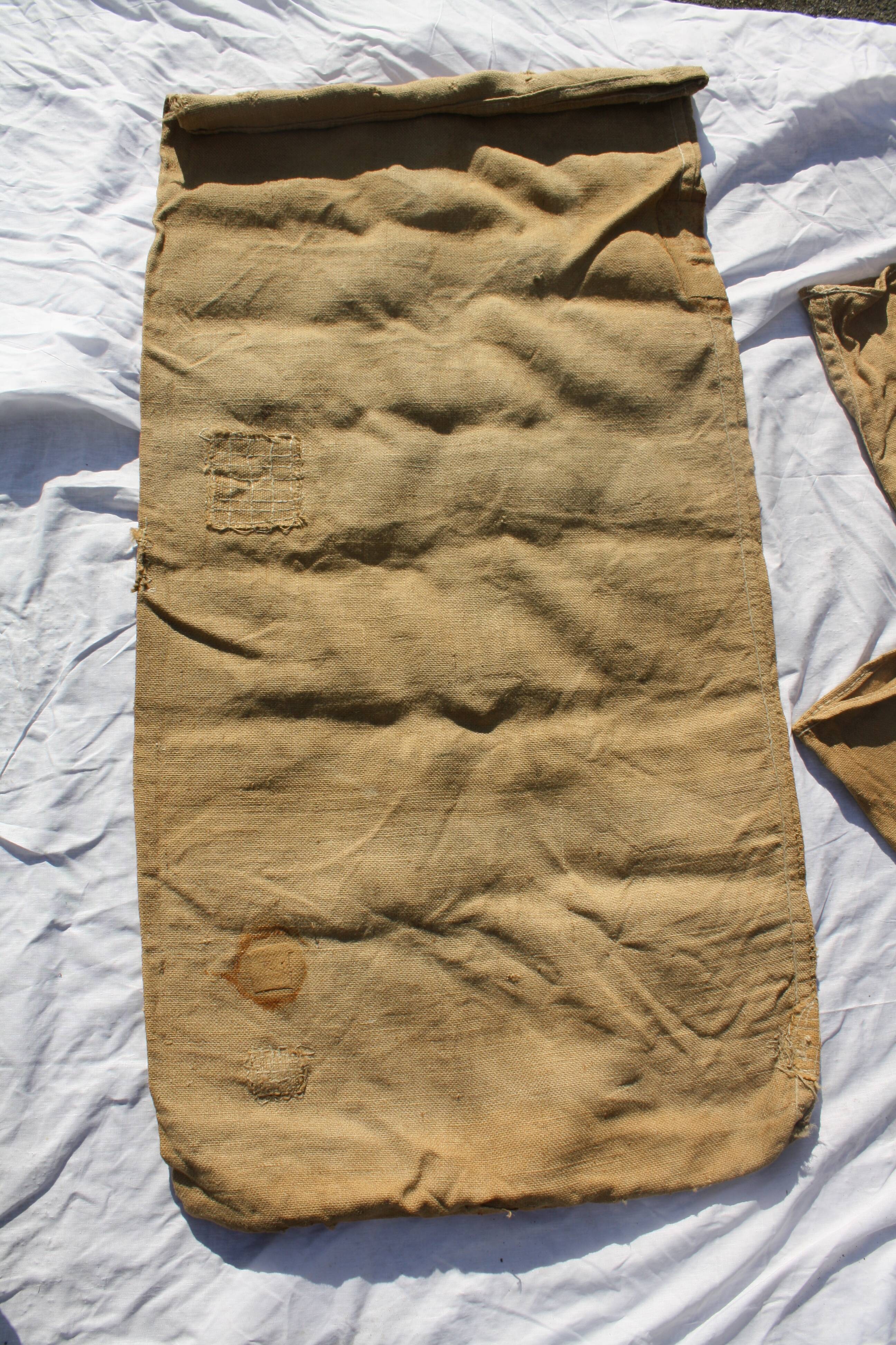 Old jute mill bag Sarthe