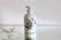 Antique Paris porcelain bottle, vintage