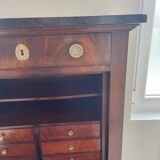 Empire mahogany veneer secretary