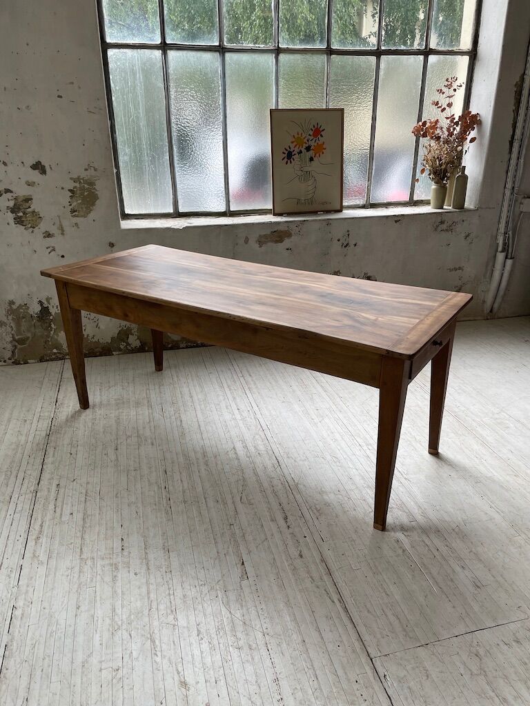 Walnut farm table 190cm