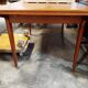 Table scandinave extensible