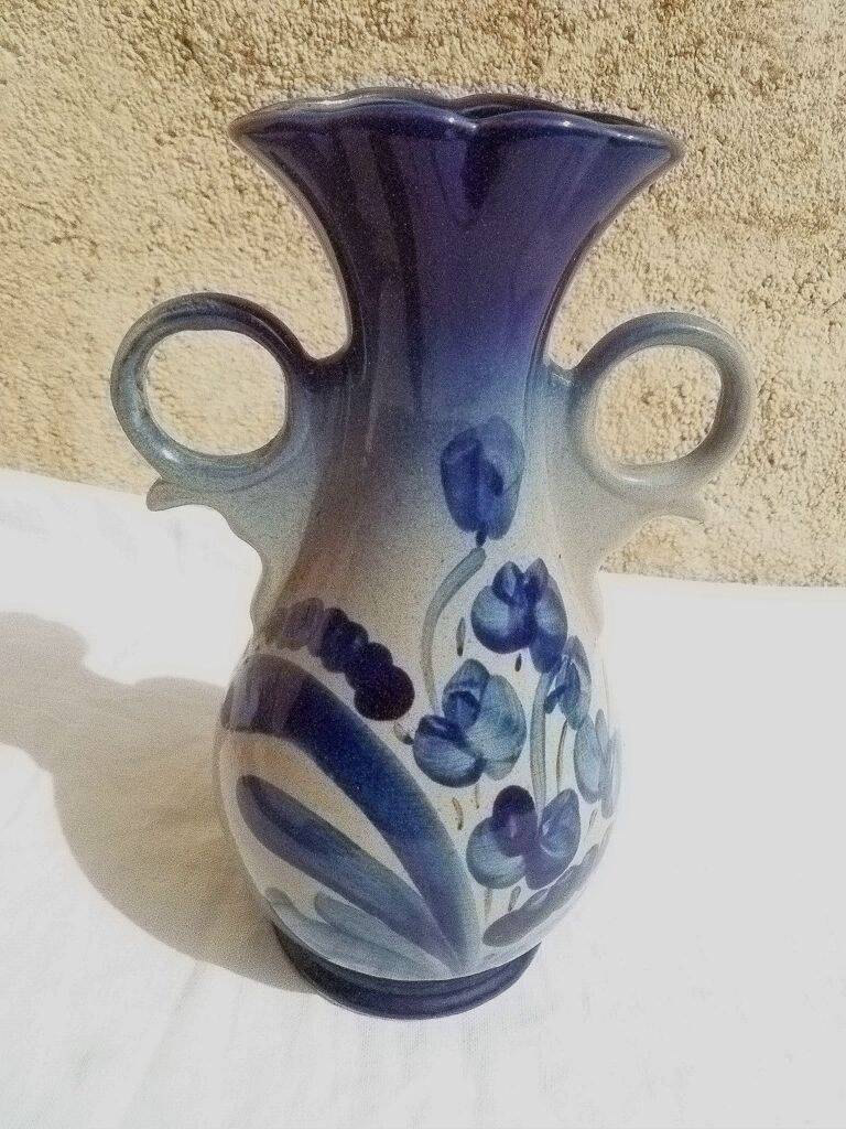 Alsace stoneware vase by Dany Tonin