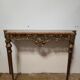 Console in gilded wood and red marble from the 1920s