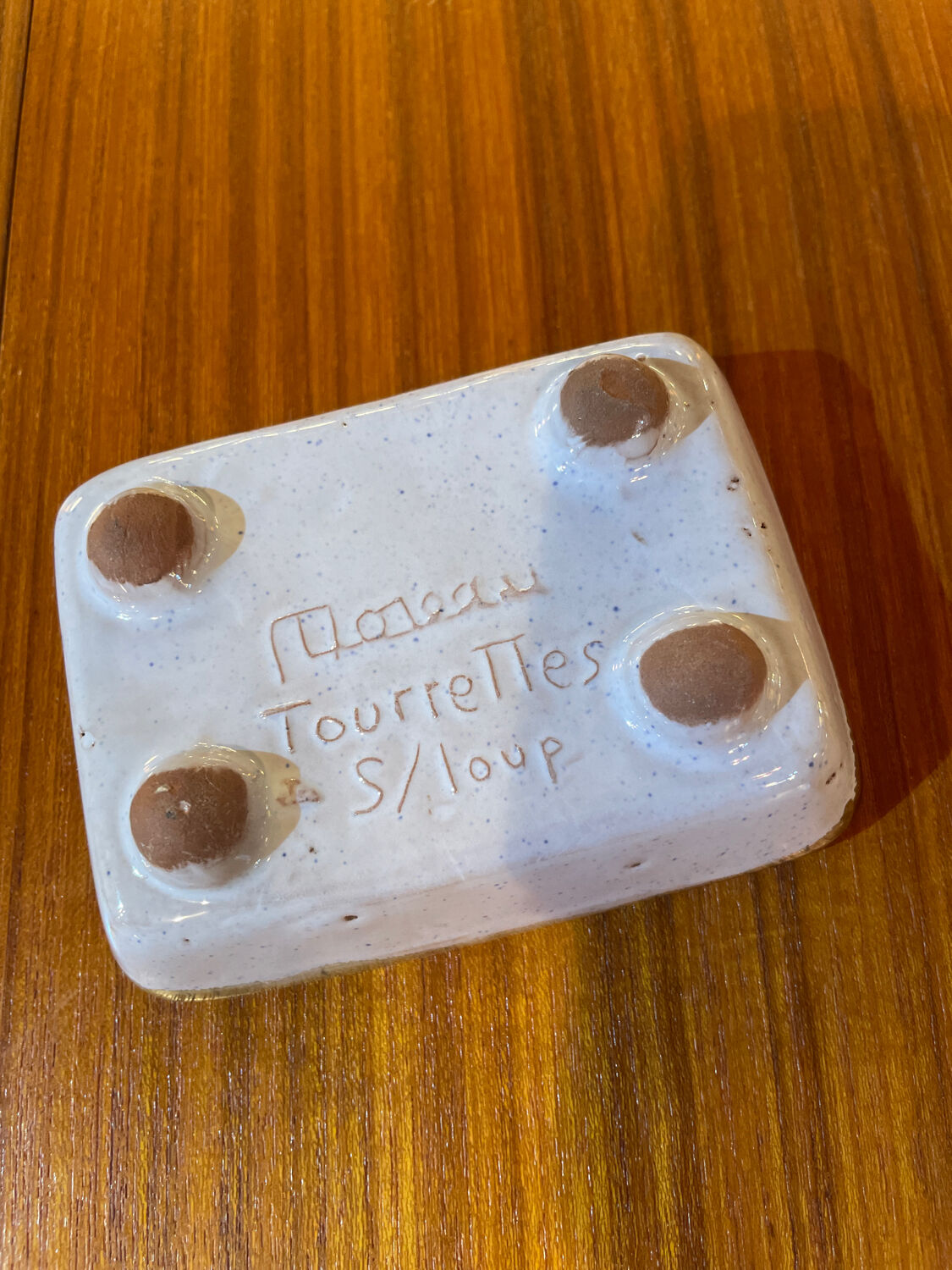 Rolland Moreau glazed ceramic ashtray