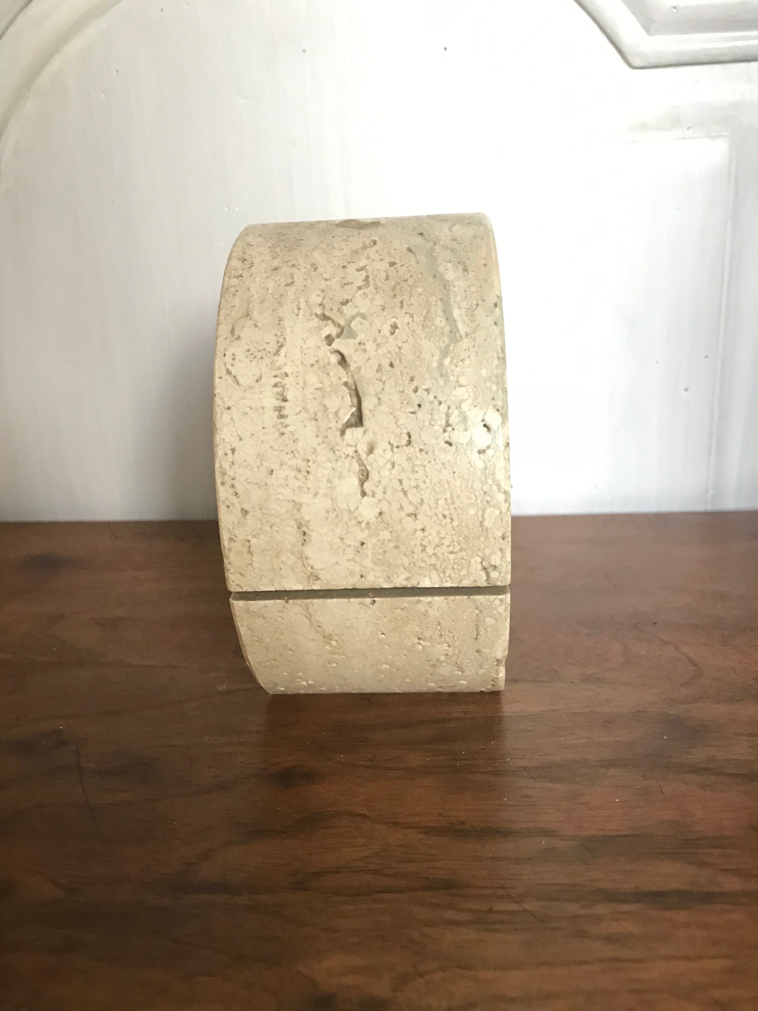 Travertine bookends