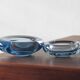 Glass Bowl design Per Lütken for Holmegaard, 1950s set of 2.