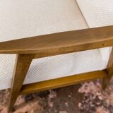 Paire de fauteuils modernes restaurés du milieu du siècle des années 1960