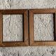 Set of 2 old pichpin frames, key mounting