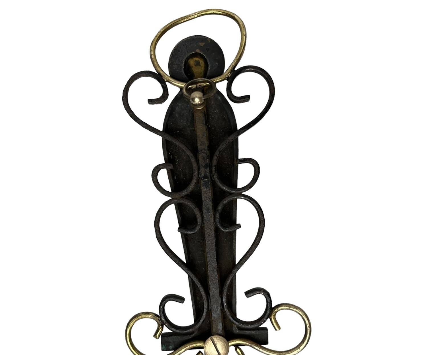 Religious object, 20th century bronze Virgin