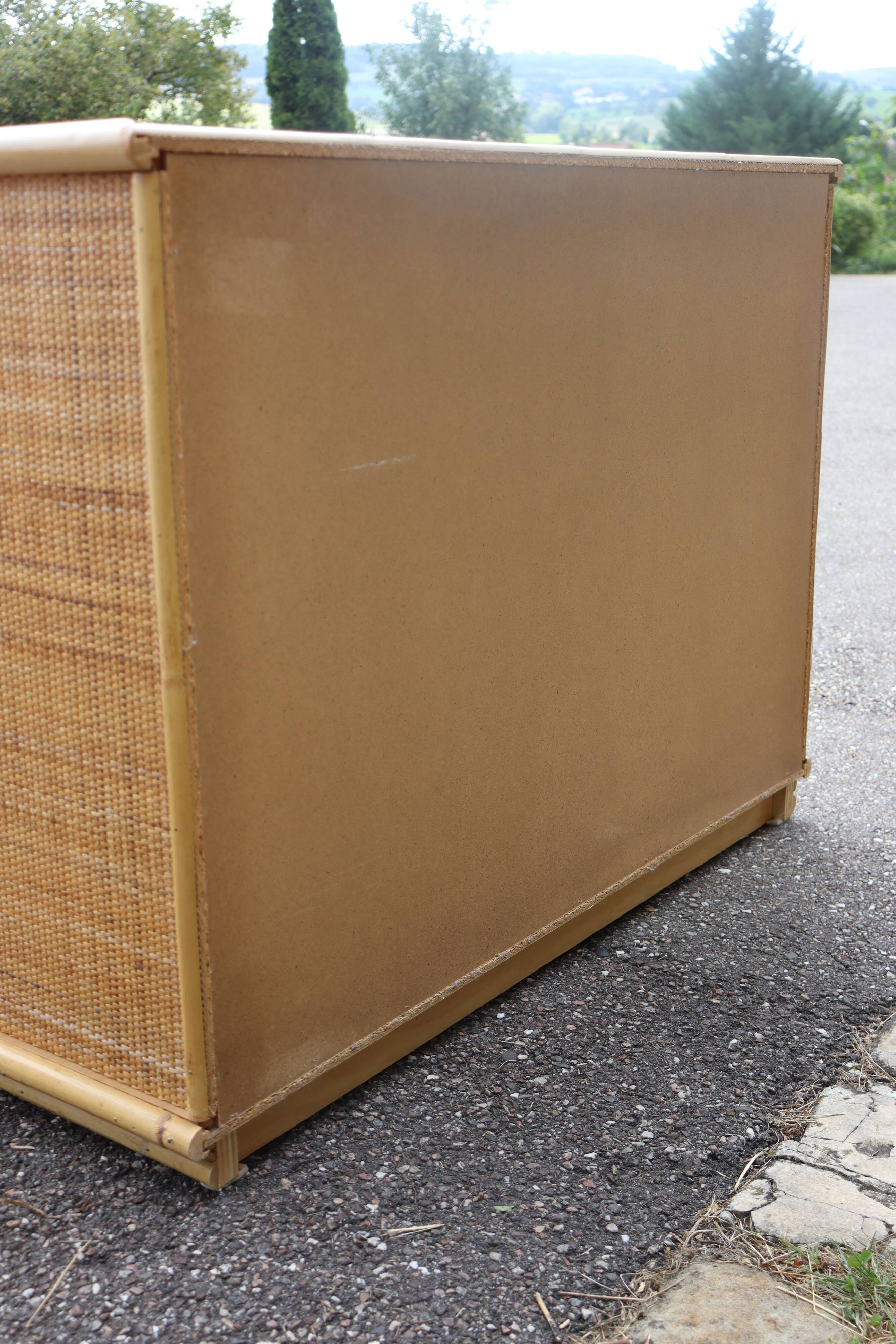 Dal vera rattan chest of drawers