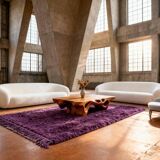 Handwoven traditional pure wool rug 1.4/2.6 m