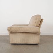 Fauteuil crème Soffio, design italien, années 1970, fabriqué par Doimo.