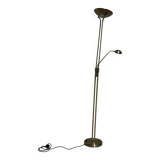 Lampadaire doré à liseuse led