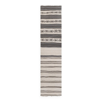 Vintage Turkish hallway rug 89x277 cm
