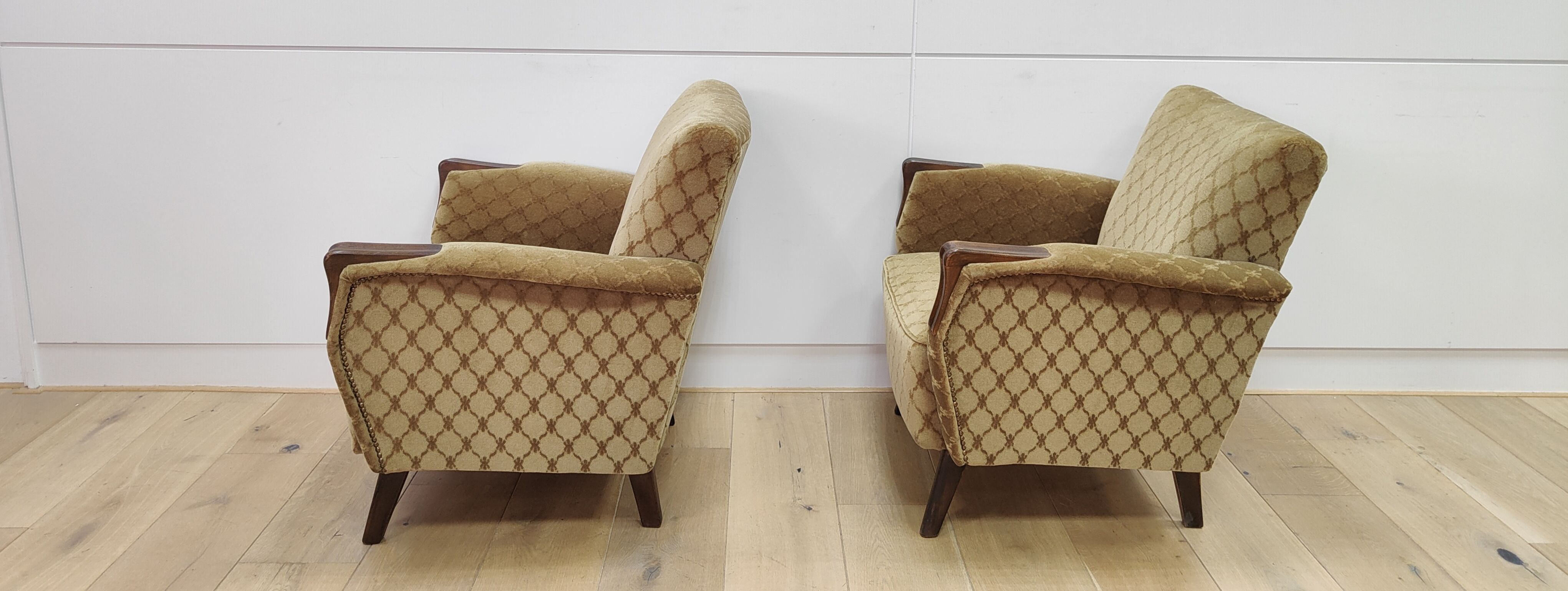 Set of 2 armchairs mid-century