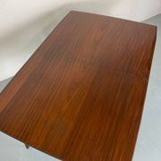 Table à manger extensible vintage de style scandinave en teck par Louis Van Teeffelen pour Wébé, 1950s