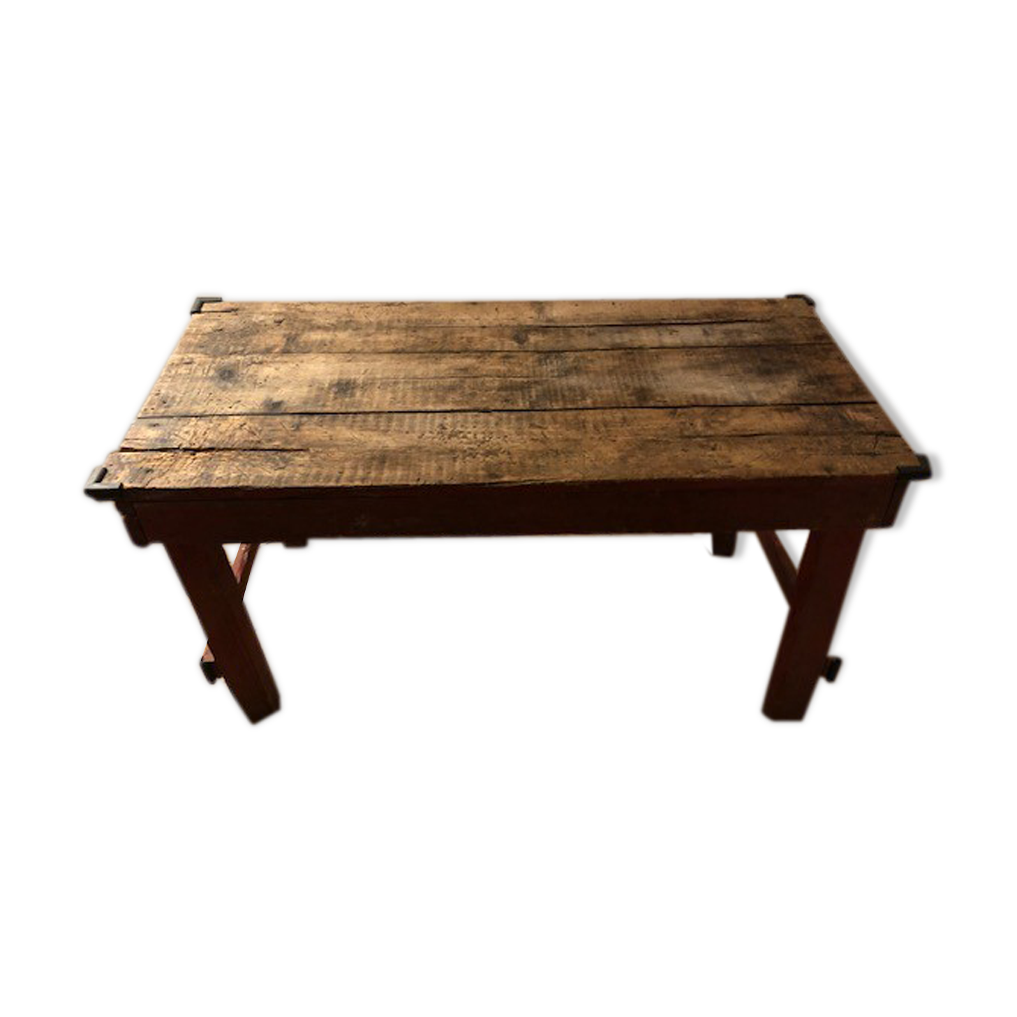 Wooden farm table