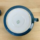 Vintage blue lot porcelain teapot